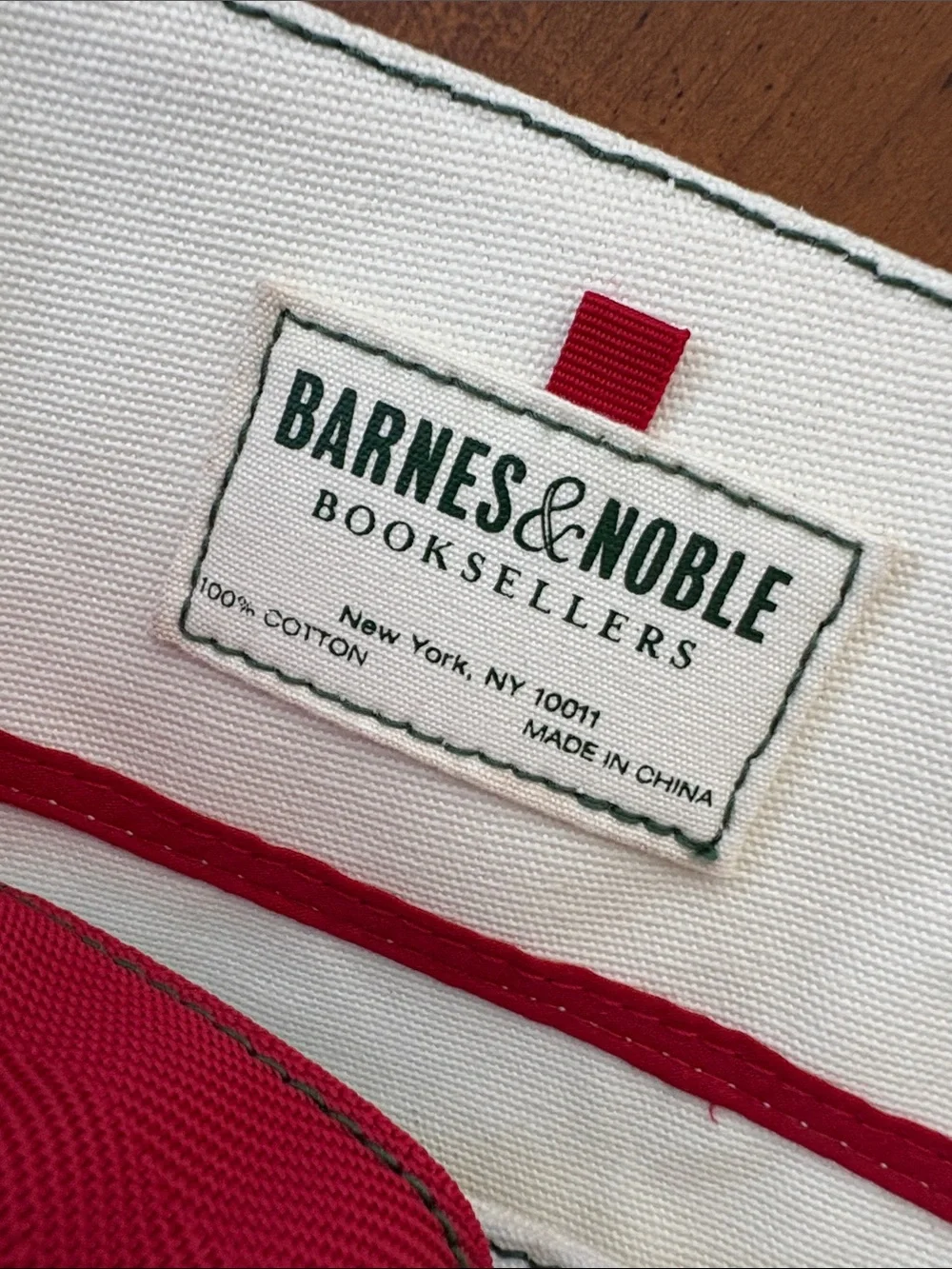 Barnes & Noble Booksellers Holiday  Canvas  Tote Bag